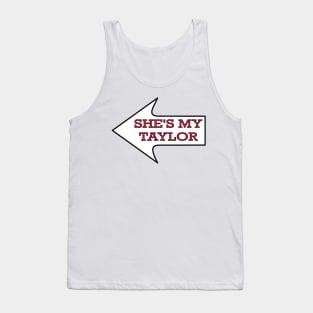 She's My Taylor Chiefs Fan Couples Male Tank Top